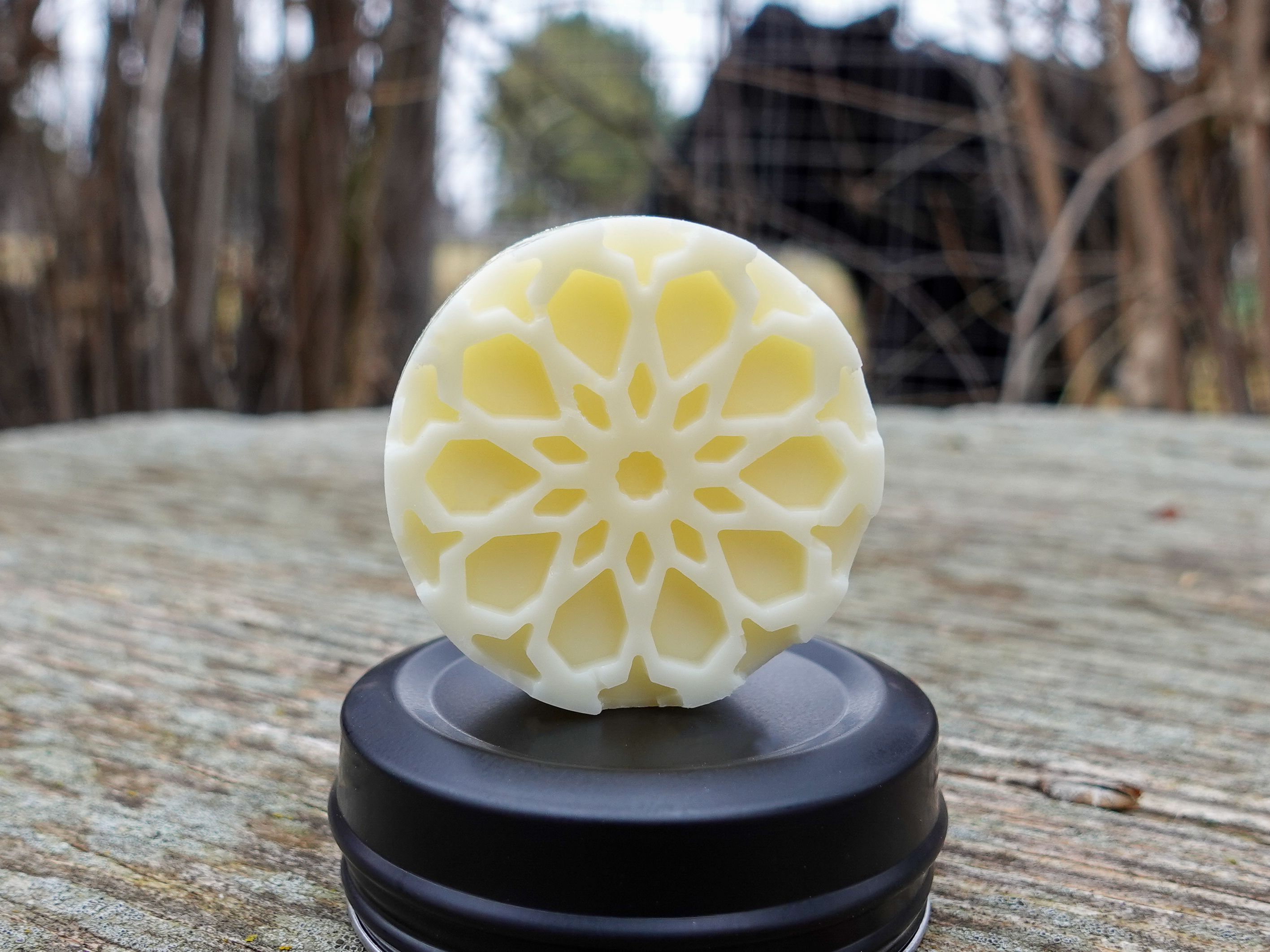 Mandala-Shaped Balm Bar